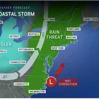 <p>The coastal storm will affect the Northeast on Saturday, Sept. 7.</p>