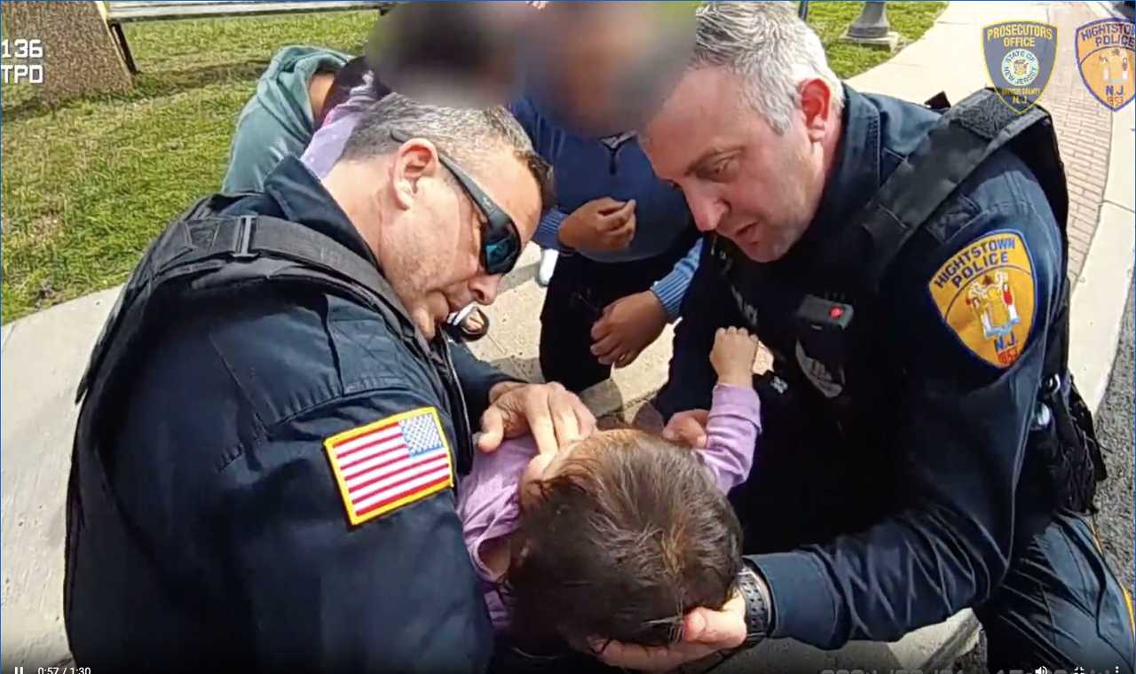 Sidewalk Save Bodycam Footage Shows NJ Officers Saving Choking Baby