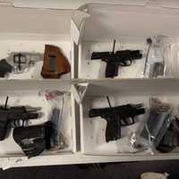 Trio From Out Of State Nabbed With Illegally-Possessed Guns In Region: Police