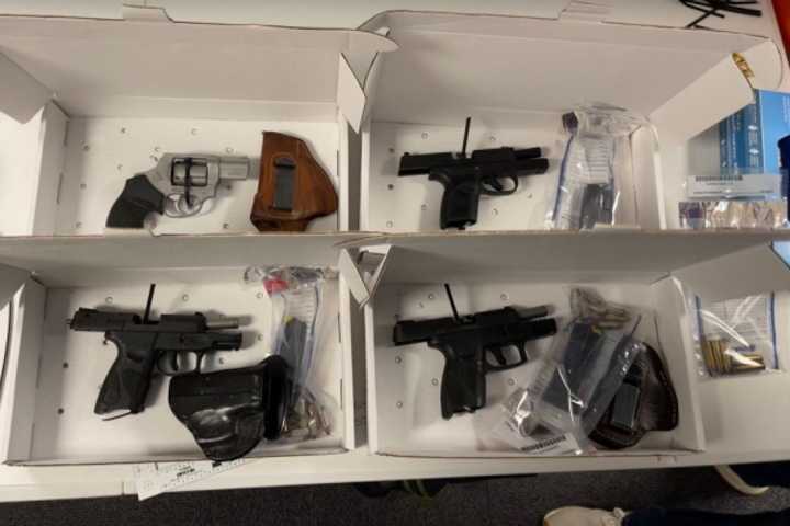 Trio From Out Of State Nabbed With Illegally-Possessed Guns In Hudson Valley: Police