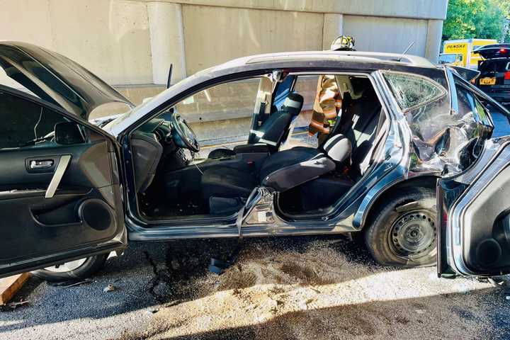 Trapped Driver Rescued After Multi-Vehicle Crash On Interstate In Westchester