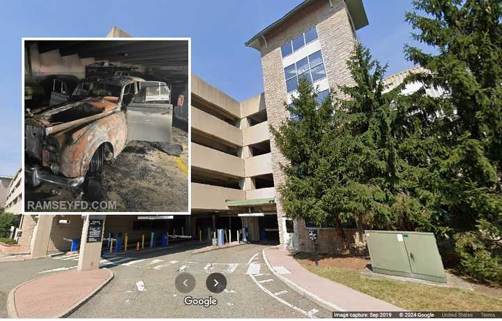 A 1960s Rolls Royce was destroyed in a fire at an NJ Transit lot on Wednesday, Sept. 11.