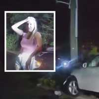 Video Shows Arrest Of Monmouth County DUI Driver Who Rammed Luxury Car Into Utility Pole, Fled