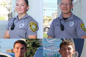 Four Officers Lauded In Seaside Park Water Rescues