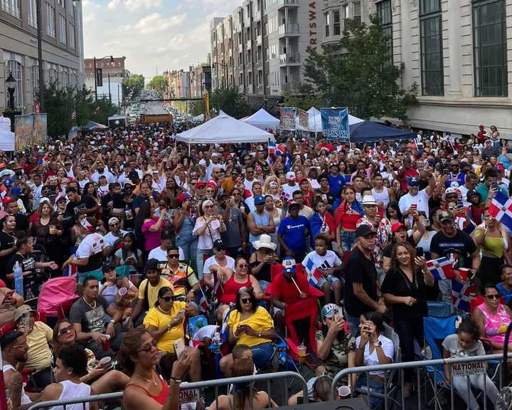 A prior year's Dominican Festival.