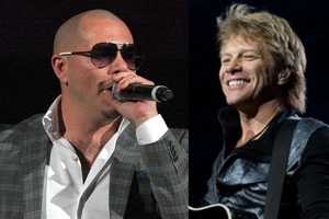 'Insane Crossover:' Fans Go Nuts For Bon Jovi Surprise At Long Island Pitbull Concert