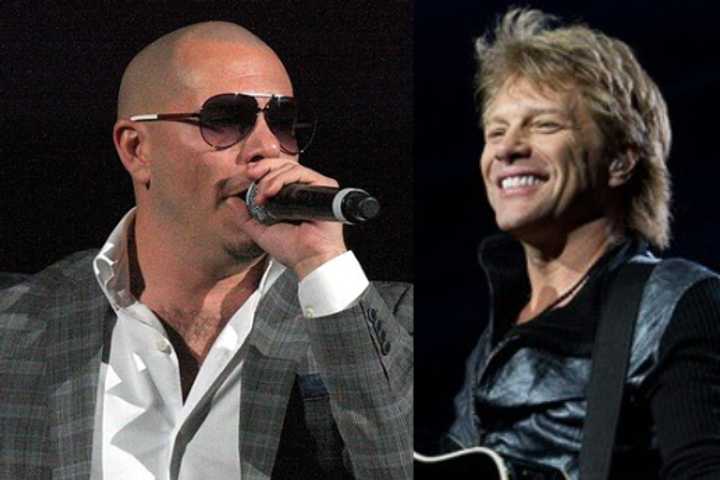 'Insane Crossover:' Fans Go Nuts For Bon Jovi Surprise At Long Island Pitbull Concert (VIDEO)