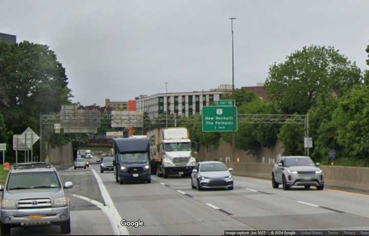 Interstate 95 in New Rochelle.&nbsp;