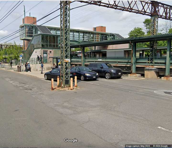 Metro-North station in Rye.