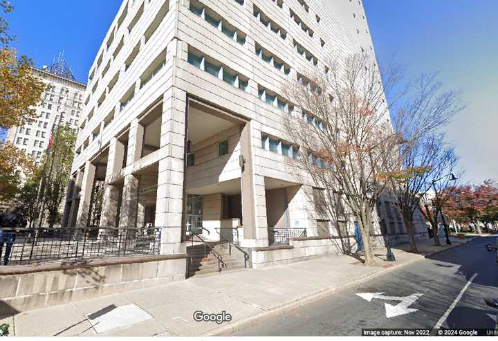 Outside New Jersey's Banking and Insurance Department in Trenton.