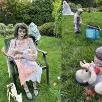 <p>Scenes at the Ridgewood Halloween House.</p>