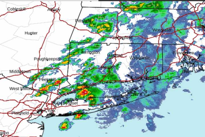 Strong Cold Front Sweeping Through Region, Triggering Thunderstorms, Showers