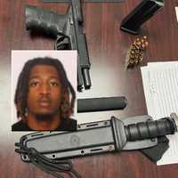 Firearm Loaded With 34 Bullets, Baton, Knife Found On Prince George's County Man In NJ: Cops