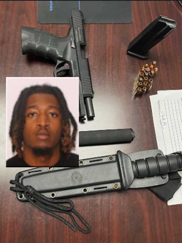 Firearm Loaded With 34 Bullets, Baton, Knife Found On District Heights Man In NJ: Cops