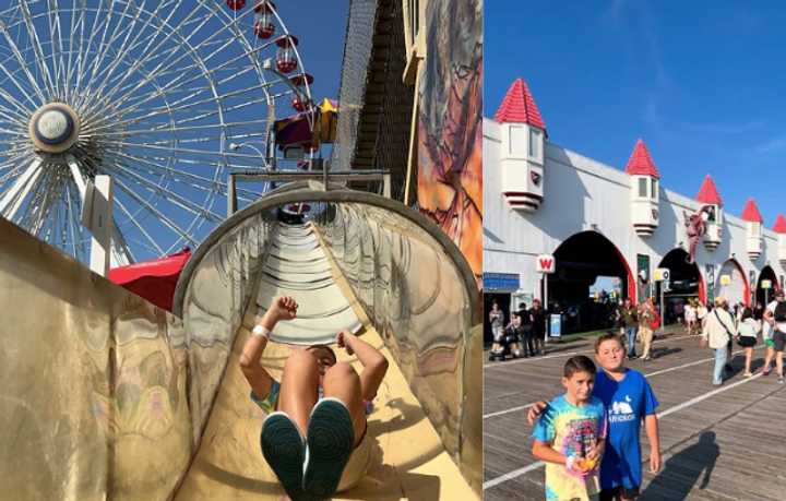 Blaise and Rocco bid farewell to Gillian's Wonderland Pier in Ocean City.