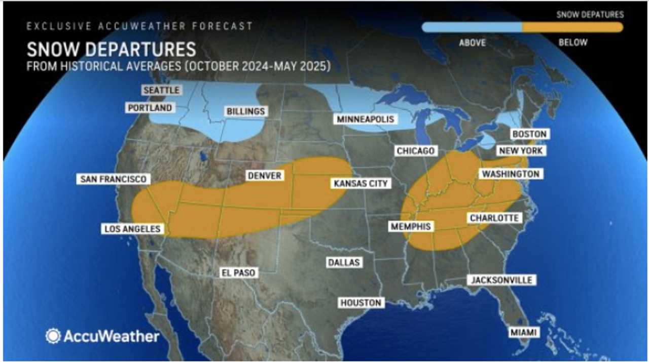 These Areas Expected To See Most Snow This Winter AccuWeather Releases