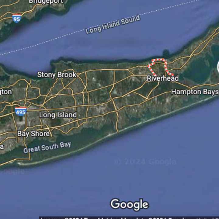 Riverhead (outlined in red).