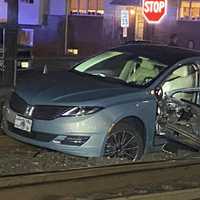 Car Struck By Train In Fair Lawn