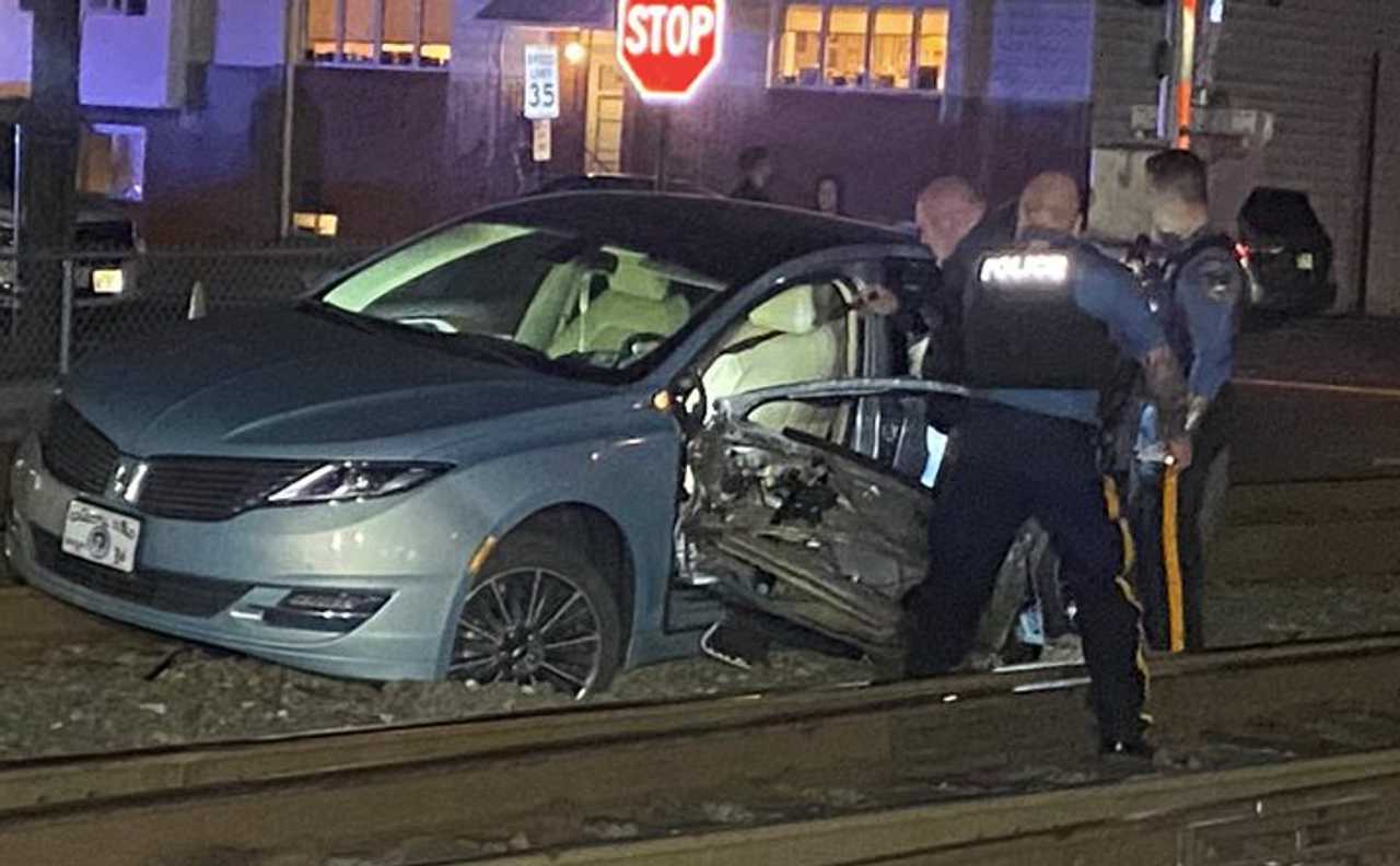 Car Struck By Train In Fair Lawn Bergenfield Daily Voice