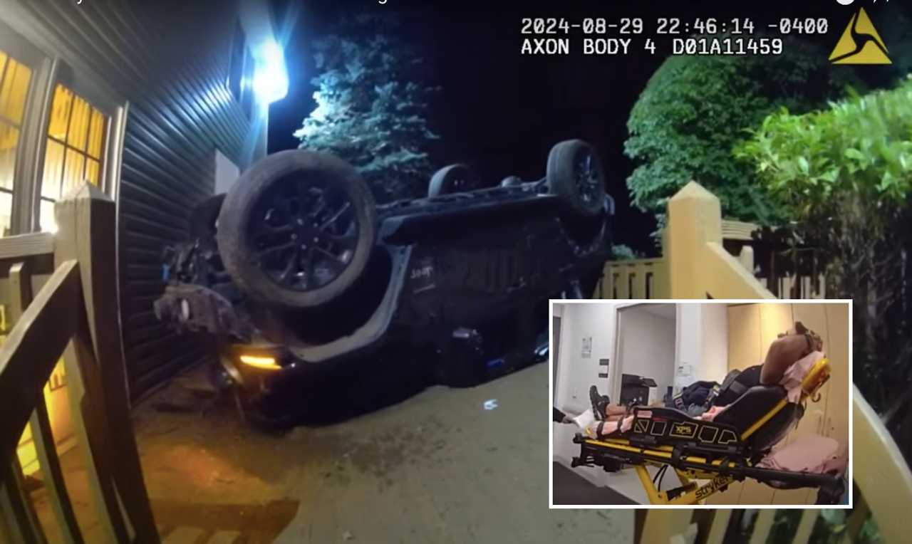 Video Shows DUI Flying Jeep Driver Chatting With Cops In Hospital Bed After Wild NJ Wreck