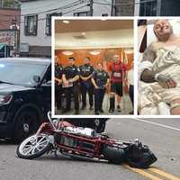 Volunteer Firefighter In Motorcycle Crash Thanks Edgewater Officers Who Helped Save His Life