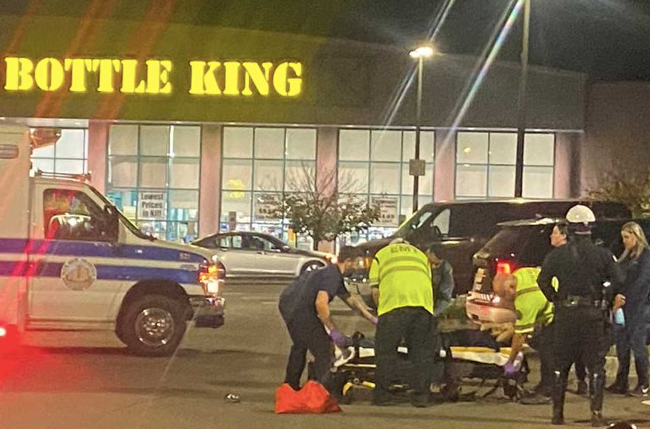 Struck Employee Tackling Shoplifter In Glen Rock Bottle King