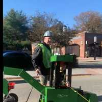 <p>Conrad, 6, of Closter, as a John Deere backhoe.</p>