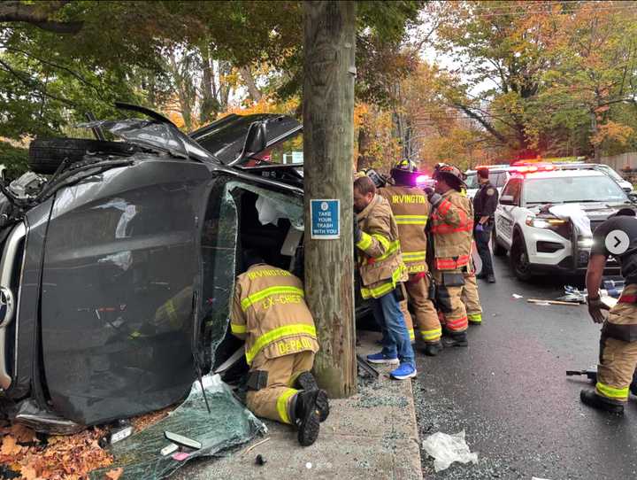 The crash happened on South Broadway (Route 9) in Irvington.&nbsp;