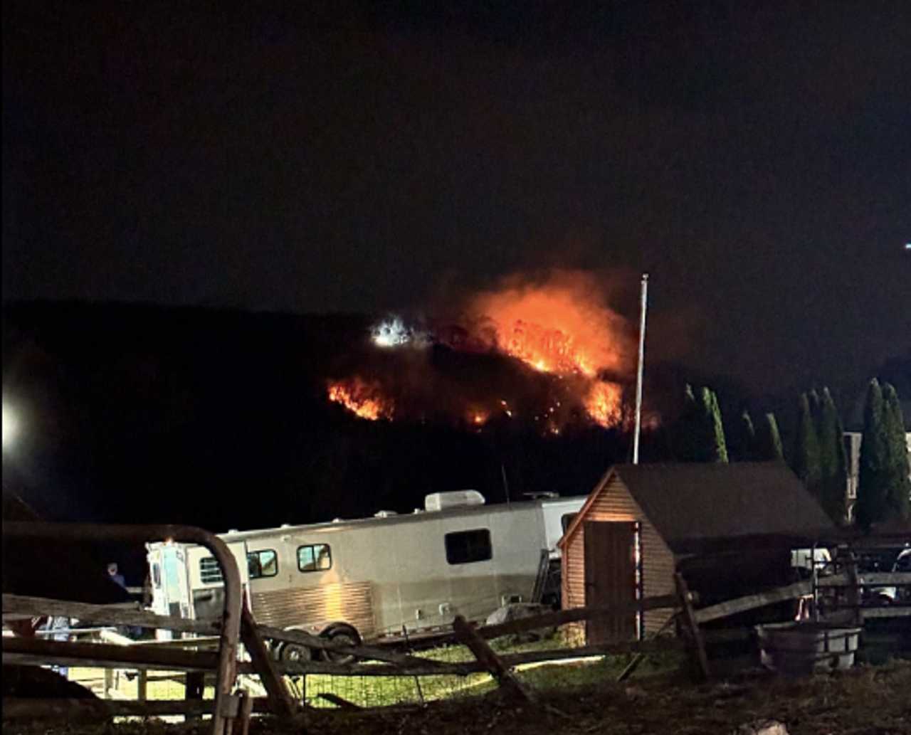 Halloween Fireworks Sparked MultiAcre Morris County Wildfire