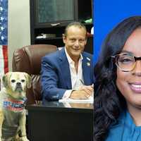 <p>Carmen Bucco and LaMonica McIver, who are running in the 10th Congressional District.</p>