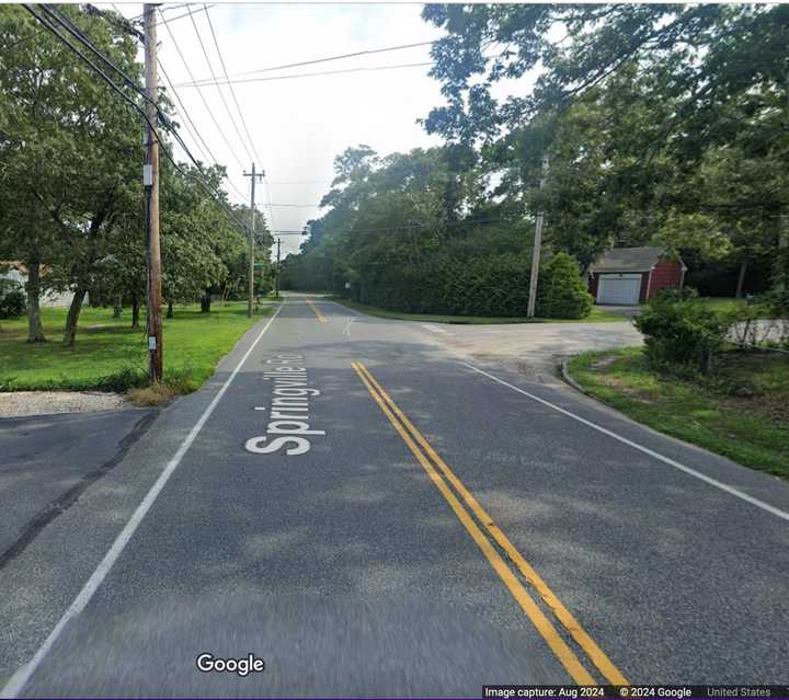 Springville Road near Neptune Avenue in Hampton Bays.