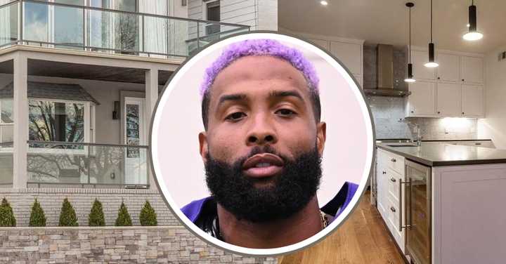 Odell Beckham Jr. leased the home at&nbsp;999 Boulevard East in Weehawken during his time with the NY Giants.