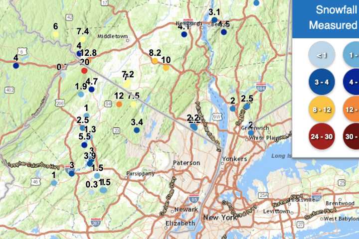 Snow Totals Climb With 19 Inches Recorded In This PA Town: Check How Much Snow Your Area Got