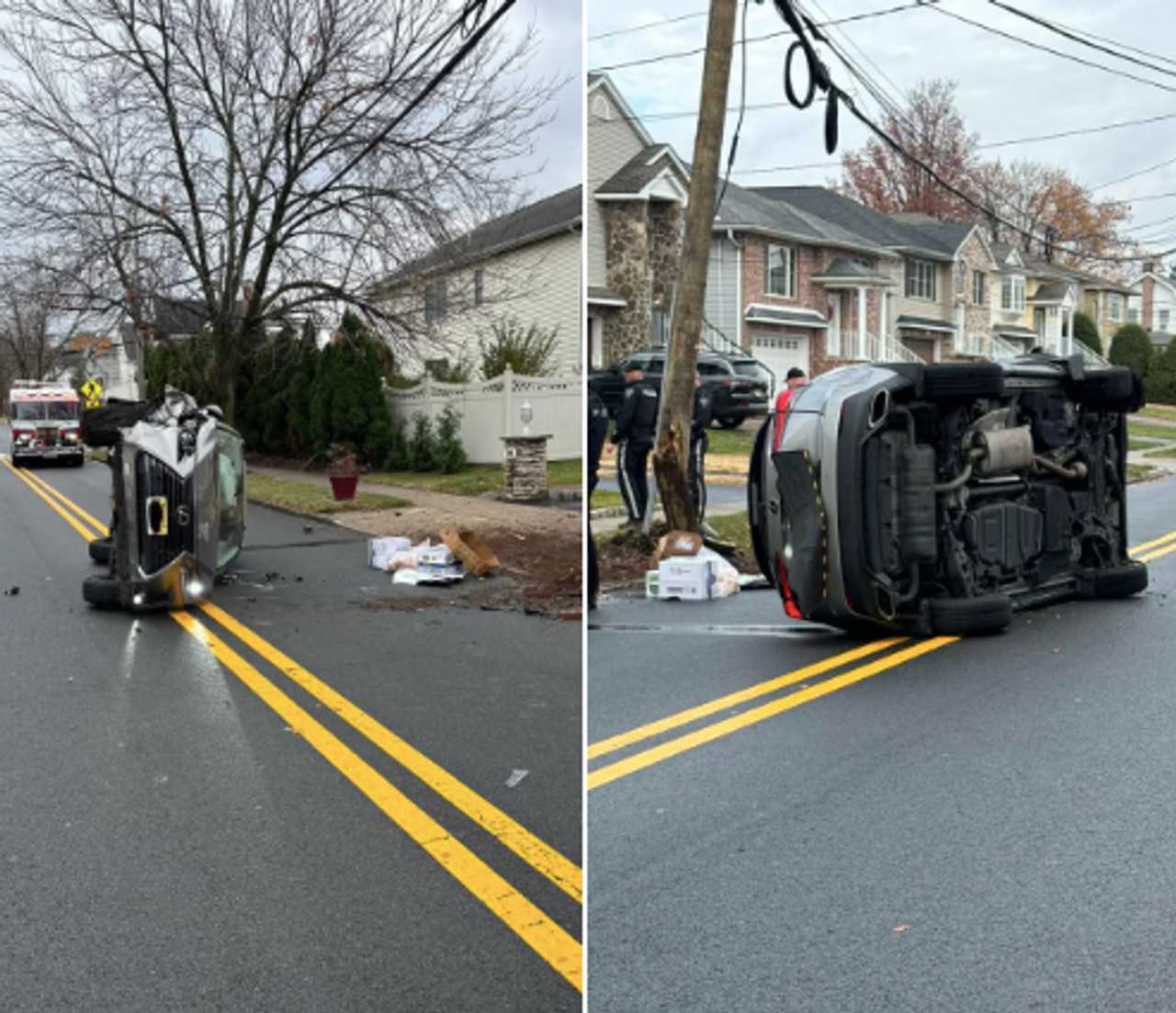 Hackensack Driver, 25, Cited In Hasbrouck Heights Rollover Crash