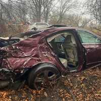 Thanksgiving Day Crash Sends Driver To Hospital After Vehicle Plunges Off Hutch