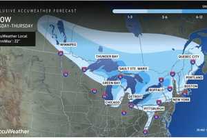 Here's Latest Projected Timing, Snowfall Totals For System On Track For This Week