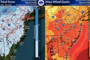 Sussex County Could See 2 Inches Of Snow This Week Amid Powerful Cold Front: NWS