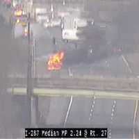 Vehicle Fire Shuts Down I-287 South In Edison, Significant Delays Expected: NJDOT