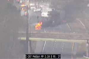 Vehicle Fire Shuts Down I-287 South In Edison, Significant Delays Expected: NJDOT