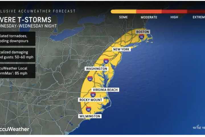 Flooding Rainfall Projections Increase For Storm With 50 MPH Gusts That Could Knock Out Power