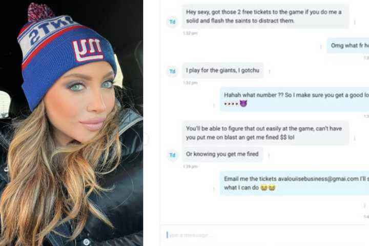 Influencer Flashes MetLife Stadium, Claims Giants Player Offered Free Tickets For Nude Stunt