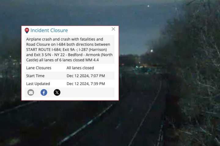 I-684 Reopens After Fatal Plane Crash In Westchester, Pilot Had Reported Engine Issues: FAA