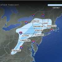 <p>Areas shown in the darker shade of blue could see up to 3 inches of snowfall and icy conditions from the system.
  
</p>