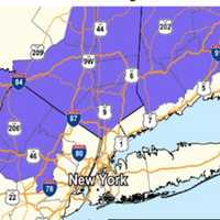 <p>A Winter Weather Advisory has been issued for areas shown in purple.</p>