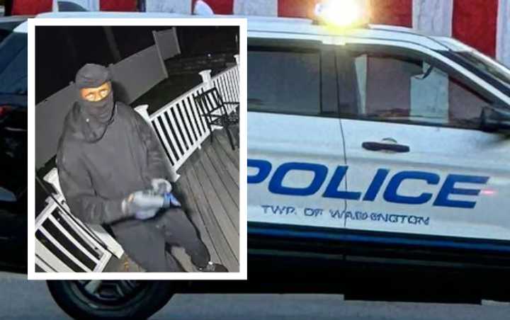 Police share surveillance footage of an attempted burglar in Washington Township.