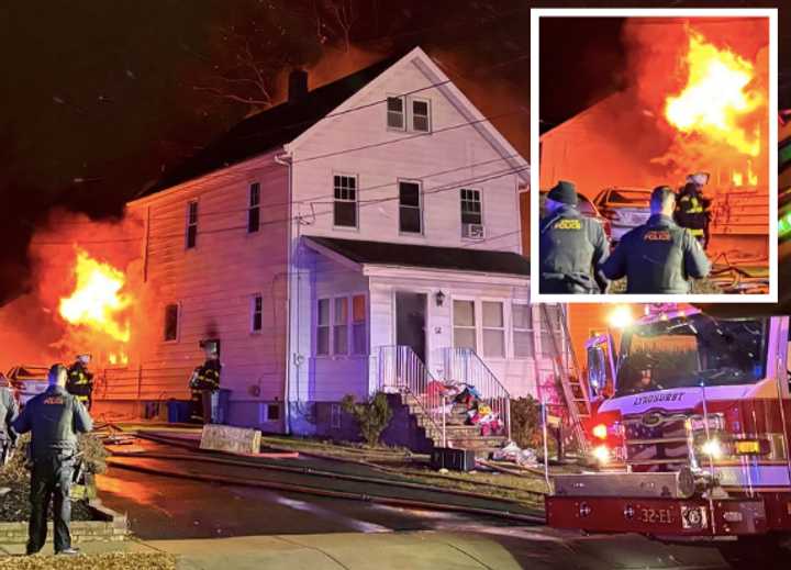 The fire at 52 Livingston Ave., in Lyndhurst displaced a family of six.