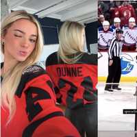 Livvy Dunne Spotted At NY Rangers Game Cheering On NJ Devils