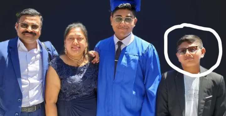 Parikshith Woody, far right, was a 10th grader at Shaker High School in Latham.