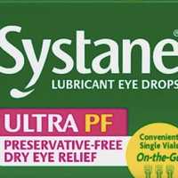 <p>Systane Lubricant Eye Drops Ultra PF, Single Vials On-the-Go, 25 count.&nbsp; &nbsp; &nbsp;</p>