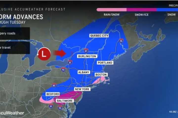 Latest Update: Christmas Eve Storm Brings Snow, Sleet, Slippery Roads To Northeast